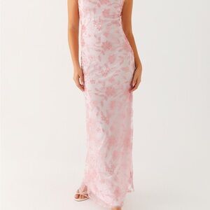 Peppermayo Pink Floral Maxi Dress